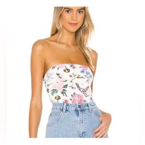 Superdown floral bodysuit XS - worn once